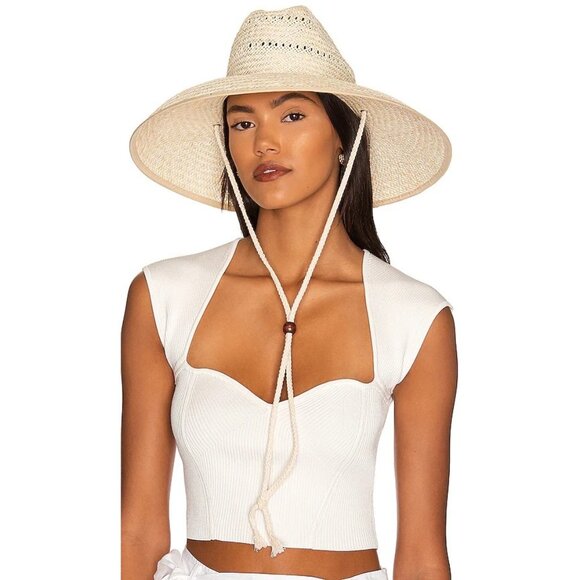 Lack of Color The Vista Hat in Natural & White main image 5